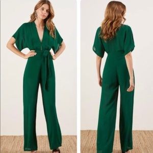 Reformation Emerald Maxi Jumpsuit